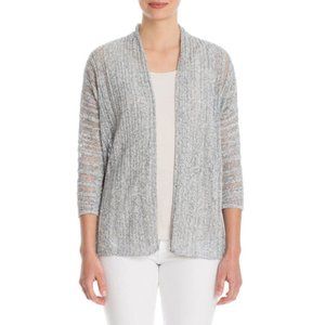 Nic+Zoe - Blue Rythm Cardy Cardigan Multi Gray M